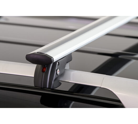 Menabo - Σετ Μπάρες Οροφής Αλουμινίου τύπου Jackson XL Silver Για Audi A4 Allroad (B9) 06/2016 > 5πορτο Μήκος 135cm Για Raised Rails - 1 σετ. (11290/MB)