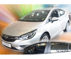 ΑΝΕΜΟΘΡΑΥΣΤΕΣ ΓΙΑ OPEL ASTRA K 5D 2015+ HTB / SPORTS TOURER  ΖΕΥΓΑΡΙ ΑΠΟ ΕΥΚΑΜΠΤΟ ΦΙΜΕ ΠΛΑΣΤΙΚΟ HEKO - 2 ΤΕΜ.