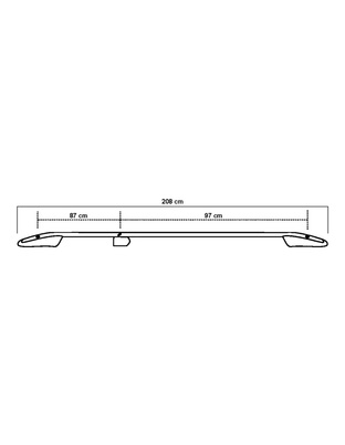 ΜΠΑΡΕΣ ΟΡΟΦΗΣ ΓΙΑ MERCEDES CITAN ELEGANCE W415 2013+ ΜΑΚΡΥ / RENAULT KANGOO 2008-2021 ΠΑΡΑΛΛΗΛΕΣ ΑΛΟΥΜΙΝΙΟΥ L2 ΜΑΥΡΕΣ