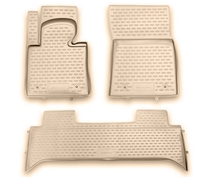 ΠΑΤΑΚΙΑ ΣΕ ΣΚΑΦΗ TPE ΛΑΣΤΙΧΟ ΓΙΑ LAND ROVER RANGE ROVER 2001-2012  ΣΕ ΜΠΕΖ ΧΡΩΜΑ NOVLINE - 4 ΤΕΜ.