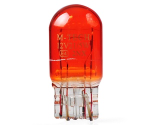 WY21W/5W (T20) 12V 21/5W W3x16q ΠΟΡΤΟΚΑΛΙ (ΚΑΡΦΩΤΟ ΑΚΑΛΥΚΟ) STANDARD ΑΛΟΓΟΝΟΥ 10ΤΕΜ. M-TECH