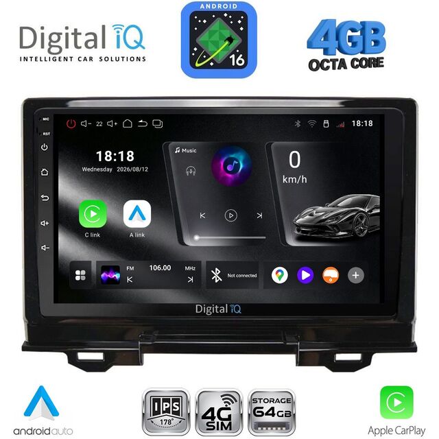 DIGITAL IQ RTG 6202A_CPA (9inc) MULTIMEDIA TABLET for HONDA HRV mod. 202A1-202A6