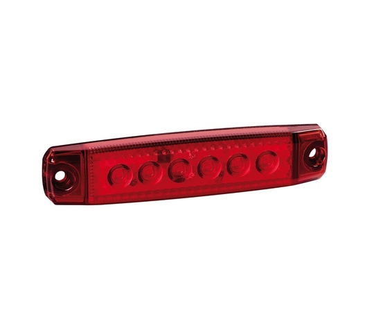 ΦΩΣ ΟΓΚΟΥ 6LED ΚΟΚΚΙΝΟ SMD 12/24V 96mm 20ΤΕΜ.