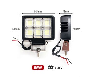 RCHANG LED ΠΡΟΒΟΛΕΑΣ ΕΡΓΑΣΙΑΣ 5" 65W W18437-2
