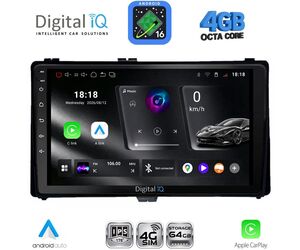 DIGITAL IQ RTG 6703A_CPA (9inc) MULTIMEDIA TABLET for TOYOTA AURIS mod. 2015-2021 – AYGO X mod. 2022-2026 – COROLLA mod. 2017-2019