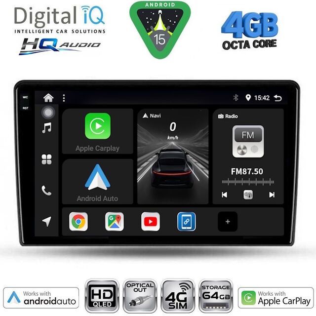 DIGITAL IQ BXK 19026A_CPAA (9inc) MULTIMEDIA TABLET for ALFA ROMEO GIULIETTA mod 2014-2020