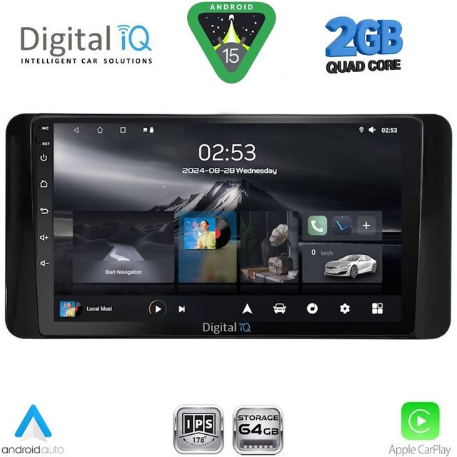 DIGITAL IQ RSD 1586_CPA (10inc) MULTIMEDIA TABLET for SKODA KAMIQ mod. 2018-2026