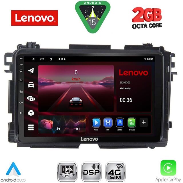 LENOVO LVF 5201_CPA (10inc) MULTIMEDIA TABLET for HONDA HRV mod. 2015-2021