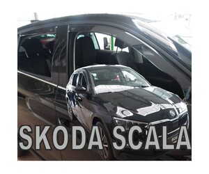 ΑΝΕΜΟΘΡΑΥΣΤΕΣ ΓΙΑ SKODA SCALA 5D 2019+ ΣΕΤ ΑΥΤΟΚΙΝΗΤΟΥ ΑΠΟ ΕΥΚΑΜΠΤΟ ΦΙΜΕ ΠΛΑΣΤΙΚΟ HEKO - 4 ΤΕΜ.