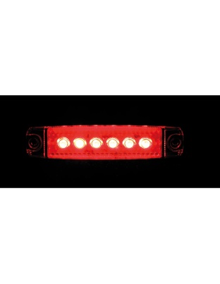 ΦΩΣ ΟΓΚΟΥ 6LED ΚΟΚΚΙΝΟ SMD 12/24V 96mm 20ΤΕΜ.