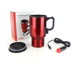 Amio - ΚΟΥΠΑ ΝΕΡΟΥ 450ml 12V ΜΕΓ.ΘΕΡΜΟΚΡΑΣΙΑ 60C ΜΕ ΚΑΛΩΔΙΟ ΑΝΑΠΤΗΡΑ 1,2m - 1 ΤΕΜ. (02177/AM)
