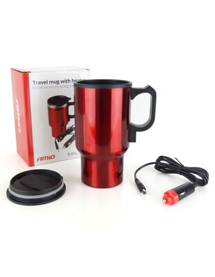 Amio - ΚΟΥΠΑ ΝΕΡΟΥ 450ml 12V ΜΕΓ.ΘΕΡΜΟΚΡΑΣΙΑ 60C ΜΕ ΚΑΛΩΔΙΟ ΑΝΑΠΤΗΡΑ 1,2m - 1 ΤΕΜ. (02177/AM)
