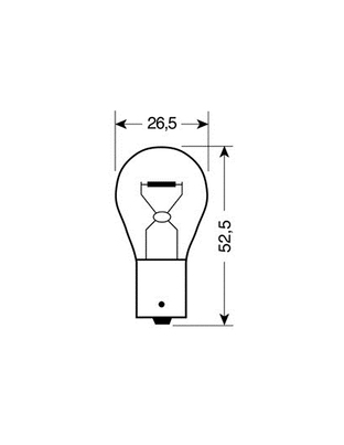 ΛΑΜΠΑΚΙ 12V/PY21W BAU15s