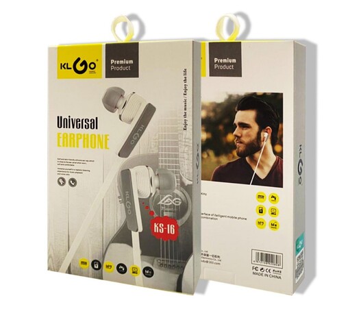 ΑΚΟΥΣΤΙΚΑ HANDS-FREE ΜΕ ΒΥΣΜΑ 3.5mm KS-16