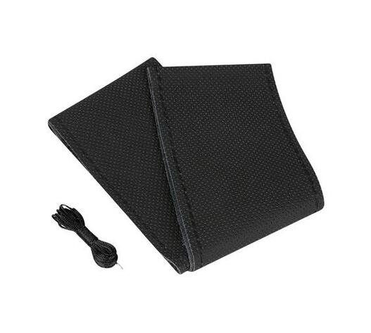 Lampa Κάλυμμα Τιμονιού Αυτοκινήτου Premium Leather Δετό 37-39εκ. Άοσμο Διάτρητο Γνήσιο Δέρμα Μαύρο 1-τεμ. (L3299.4)