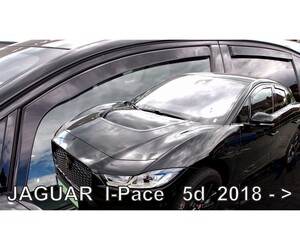 ΑΝΕΜΟΘΡΑΥΣΤΕΣ ΓΙΑ JAGUAR I-PACE 5D 2018+? ΣΕΤ ΑΥΤΟΚΙΝΗΤΟΥ ΑΠΟ ΕΥΚΑΜΠΤΟ ΦΙΜΕ ΠΛΑΣΤΙΚΟ HEKO - 4 ΤΕΜ.