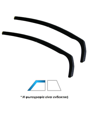 ΑΝΕΜΟΘΡΑΥΣΤΕΣ ΓΙΑ HYUNDAI LANTRA 4D 10/1995-2000 ΖΕΥΓΑΡΙ ΑΠΟ ΕΥΚΑΜΠΤΟ ΦΙΜΕ ΠΛΑΣΤΙΚΟ HEKO - 2 ΤΕΜ.