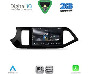 DIGITAL IQ RSD 1308_CPA (9inc) MULTIMEDIA TABLET for KIA PICANTO mod. 2011-2017