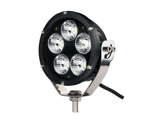 ΠΡΟΒΟΛΕΑΣ ΟΔΗΓΗΣΗΣ LED DRIVING ΜΑΥΡΟΣ 10-32V 50W 3500 lm 5 CREE LED ΣΤΡΟΓΓΥΛΟΣ 110 x 110 x 64 mm M-TECH