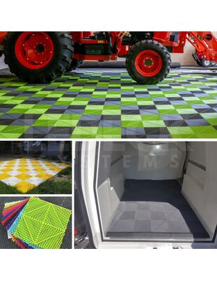 DIGITAL IQ PLASTIC FLOOR TILES (GREY)