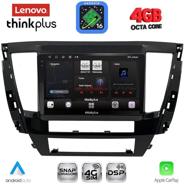 LENOVO LTG 7447S_CPA (9inc) MULTIMEDIA TABLET for MITSUBISHI PAJERO SPORT mod. 2020-2026