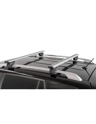 Menabo - Σετ Μπάρες Οροφής Αλουμινίου τύπου Jackson XL Silver Για Audi A4 Allroad (B9) 06/2016 > 5πορτο Μήκος 135cm Για Raised Rails - 1 σετ. (11290/MB)