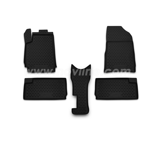ΠΑΤΑΚΙΑ ΣΕ ΣΚΑΦΗ TPE ΛΑΣΤΙΧΟ ΓΙΑ CITROEN XSARA PICASSO 1999-2010  ΣΕ ΜΑΥΡΟ ΧΡΩΜΑ NOVLINE - 5 ΤΕΜ.