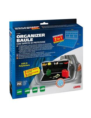 ORGANIZER ΚΑΙ ΚΑΛΥΜΜΑ ΠΟΡΤ-ΜΠΑΓΚΑΖ ΑΔΙΑΒΡΟΧΟ 2in1 110x100cm+110x55cm
