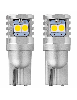Amio - T10 W5W/W10W 12/24V W2,1x9,5d 6SMDx3030 ΛΕΥΚΟ (ΚΑΡΦΩΤΟ - CAN-BUS) 2ΤΕΜ. (02801/AM)