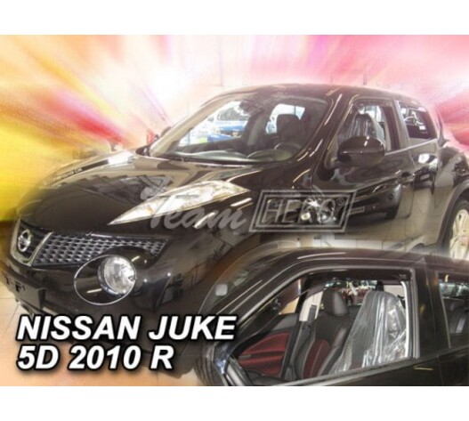 ΑΝΕΜΟΘΡΑΥΣΤΕΣ ΓΙΑ NISSAN JUKE 5D 2010-2020 ΖΕΥΓΑΡΙ ΑΠΟ ΕΥΚΑΜΠΤΟ ΦΙΜΕ ΠΛΑΣΤΙΚΟ HEKO - 2 ΤΕΜ.