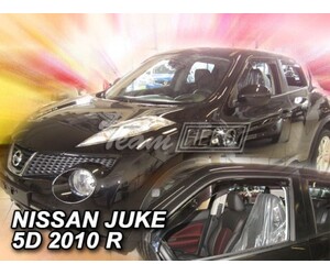 ΑΝΕΜΟΘΡΑΥΣΤΕΣ ΓΙΑ NISSAN JUKE 5D 2010-2020 ΖΕΥΓΑΡΙ ΑΠΟ ΕΥΚΑΜΠΤΟ ΦΙΜΕ ΠΛΑΣΤΙΚΟ HEKO - 2 ΤΕΜ.