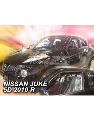 ΑΝΕΜΟΘΡΑΥΣΤΕΣ ΓΙΑ NISSAN JUKE 5D 2010-2020 ΖΕΥΓΑΡΙ ΑΠΟ ΕΥΚΑΜΠΤΟ ΦΙΜΕ ΠΛΑΣΤΙΚΟ HEKO - 2 ΤΕΜ.