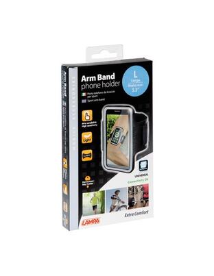 ΘΗΚΗ ΚΙΝΗΤΟΥ ΧΕΙΡΟΣ ARM BAND L ΜΑΧ 5,5 INCH ΜΑΥΡΗ ΜΕ ΕΛΑΣΤΙΚΟ ΙΜΑΝΤΑ ΚΑΙ VELCRO LAMPA - 1 ΤΕΜ.