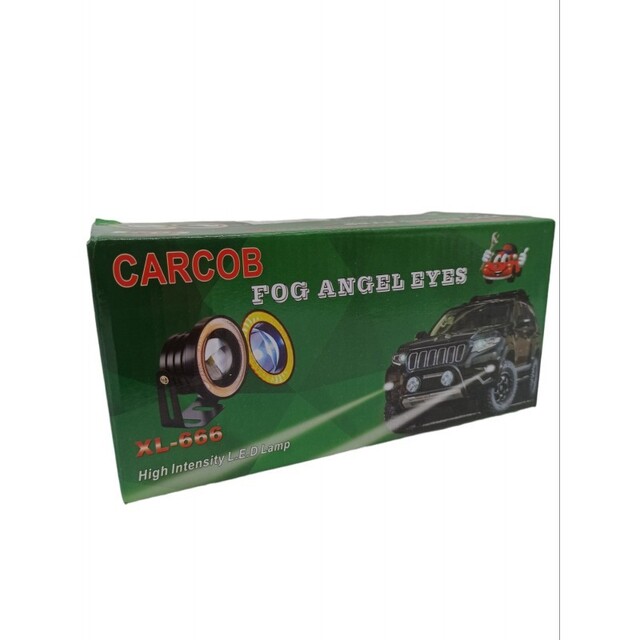 LED ΦΩΤΑ ΟΜΙΧΛΗΣ ΑΥΤΟΚΙΝΗΤΟΥ ΜΕ ANGEL EYES M609-76MM