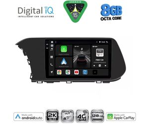 DIGITAL IQ BXK 20220_CPAA (10inc) MULTIMEDIA TABLET for HYUNDAI i20 - BAYON mod. 2020-2026