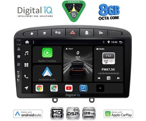 DIGITAL IQ BXF 18513BL_CPAA (9inc) MULTIMEDIA TABLET for PEUGEOT 308 mod.2007-2012 - RCZ mod. 2009-2015 (BLACK)