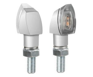 ΦΛΑΣ ΜΟΤΟ VOLT ΑΣΗΜΙ 12V SMD LED 36x18mm 2ΤΕΜ.