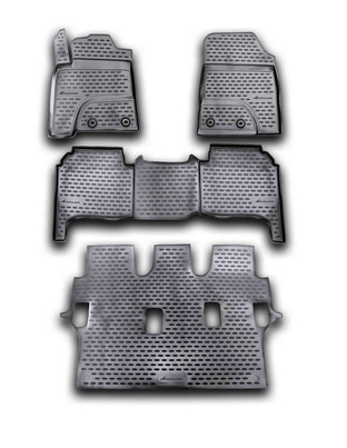 ΠΑΤΑΚΙΑ ΣΕ ΣΚΑΦΗ TPE ΛΑΣΤΙΧΟ ΓΙΑ TOYOTA LANDCRUISER 200 2012-2015  ΣΕ ΜΑΥΡΟ ΧΡΩΜΑ NOVLINE - 4 ΤΕΜ.