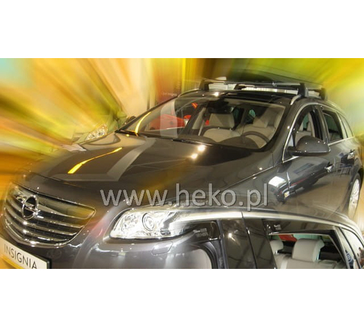 ΑΝΕΜΟΘΡΑΥΣΤΕΣ ΓΙΑ OPEL INSIGNIA 5D COMBI 2009-2017 ΣΕΤ ΑΥΤΟΚΙΝΗΤΟΥ ΑΠΟ ΕΥΚΑΜΠΤΟ ΦΙΜΕ ΠΛΑΣΤΙΚΟ HEKO - 4 ΤΕΜ.