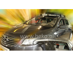 ΑΝΕΜΟΘΡΑΥΣΤΕΣ ΓΙΑ OPEL INSIGNIA 5D COMBI 2009-2017 ΣΕΤ ΑΥΤΟΚΙΝΗΤΟΥ ΑΠΟ ΕΥΚΑΜΠΤΟ ΦΙΜΕ ΠΛΑΣΤΙΚΟ HEKO - 4 ΤΕΜ.
