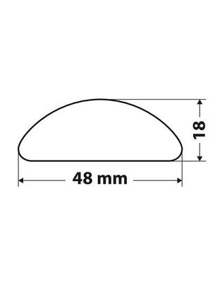 ΑΥΤΟΚΟΛΛΗΤΟ ΣΚΡΑΤΣ ΟΒΑΛ 48x18mm ΛΕΥΚΟ 3M