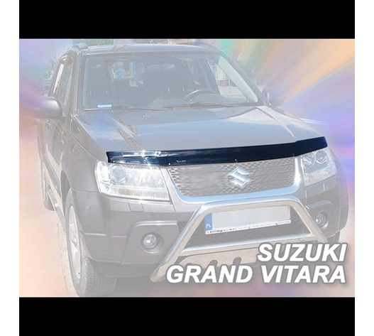 ΑΝΕΜΟΘΡΑΥΣΤΗΣ ΚΑΠΩ ΑΥΤΟΚΙΝΗΤΟΥ ΓΙΑ SUZUKI GRAND VITARA 5D 2005-2014  ΑΠΟ ΕΥΚΑΜΠΤΟ ΦΙΜΕ ΠΛΑΣΤΙΚΟ HEKO - 1 ΤΕΜ.