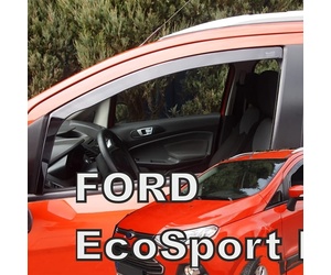 ΑΝΕΜΟΘΡΑΥΣΤΕΣ ΓΙΑ FORD ECOSPORT 2 5D 2013+ ΖΕΥΓΑΡΙ ΑΠΟ ΕΥΚΑΜΠΤΟ ΦΙΜΕ ΠΛΑΣΤΙΚΟ HEKO - 2 ΤΕΜ.
