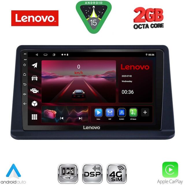 LENOVO LVF 5445_CPA (9inc) MULTIMEDIA TABLET for MITSUBISHI PAJERO mod. 1999-2006