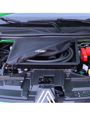 Rati - Frunk Renault 5 E-Tech 2024>, Renault 4 E-Tech 2025> πρακτικός Εμπρός Αποθηκευτικός Χώρος 13L για Καλώδια Φόρτισης και Καθημερινή Οργάνωση Ηλεκτρικών ΙΧ - 1 Τεμ. (V01946/RT)