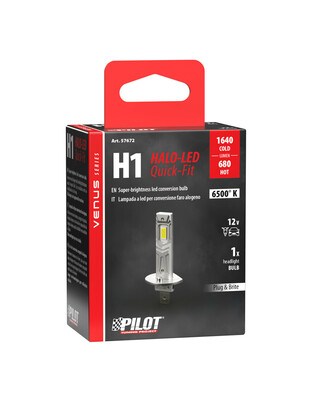 Lampa - LED Λάμπα Αυτοκινήτου Halo Venus Series H1 12V 10W Quick-Fit – Υψηλής Φωτεινότητας, Fanless Technology - 1 τεμ. (L5767.2)