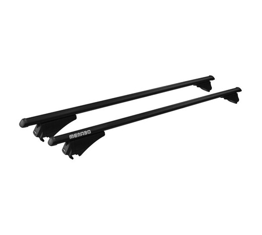 MENABO ΜΠΑΡΕΣ ΟΡΟΦΗΣ ΑΛΟΥΜΙΝΙΟΥ TIGER BLACK 118.5 cm ΣΕ ΜΑΥΡΟ ΧΡΩΜΑ ΓΙΑ Volvo EX90 5 doors 2024> ΜΕ FLUSH ή RAISED RAILS - 2 ΤΕΜ. (8590/MB)