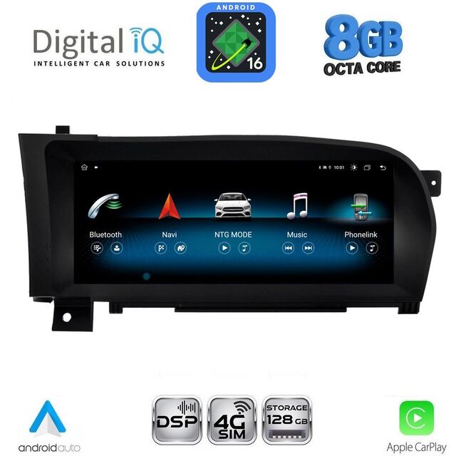 DIGITAL IQ TPG 16967_CPA (10.3'') MULTIMEDIA SYSTEM for MERCEDES S (W221) mod. 2006-2009 (NTG 3)