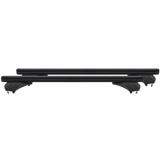 MENABO ΜΠΑΡΕΣ ΑΛΟΥΜΙΝΙΟΥ SONIC BLACK XL 130 cm ΣΕ ΜΑΥΡΟ ΧΡΩΜΑ ΓΙΑ Cupra Leon Sportstourer (KL) 05/2024 >  5πορτο / Station Wagon ΜΕ FLUSH RAILS - 2 ΤΕΜ. (14690/MB)