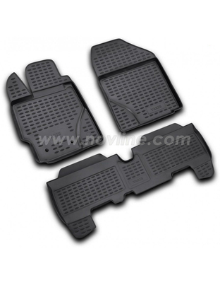 ΠΑΤΑΚΙΑ ΣΕ ΣΚΑΦΗ TPE ΛΑΣΤΙΧΟ ΓΙΑ TOYOTA YARIS 01/2006-09/2011  ΣΕ ΜΑΥΡΟ ΧΡΩΜΑ NOVLINE - 4 ΤΕΜ.